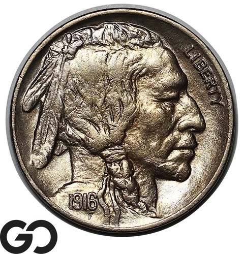 1916 Buffalo Nickel, Choice Gem BU++