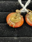 Bakelite Screwback Earrings Butterscotch — photo 3