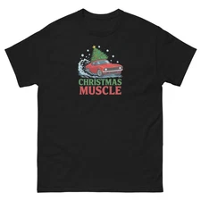 Camaro American Muscle Car Christmas Holiday Horsepower T-Shirt