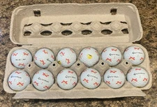 Brand New 12 Bacon and Eggs Taylormade TP5 Pix AAAAA/Mint Golf Balls *RARE!*