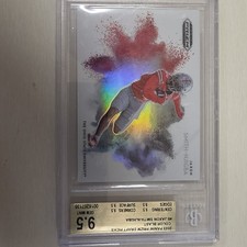 2023 Panini Prizm Draft Picks Color Blast Jaxon Smith-Njigba CB-5 Beckett 9.5
