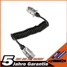 Przewód spiralny 3 m 7-biegunowy Przedłużacz przyczepy 12V 7-biegunowy Przewód spiralny