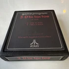 Atari 3-D Tic-Tac-Toe Atari 2600 Board Game 1980 Cartridge CX-2618