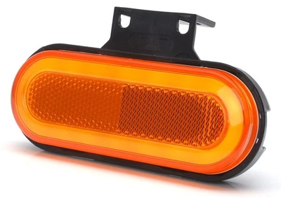 Was W198 CAT 5 kombinierte LED gelb Seitenmarkierungs- und Kontrollleuchte Lampe 12 V / 24 V - Bild 1 von 4