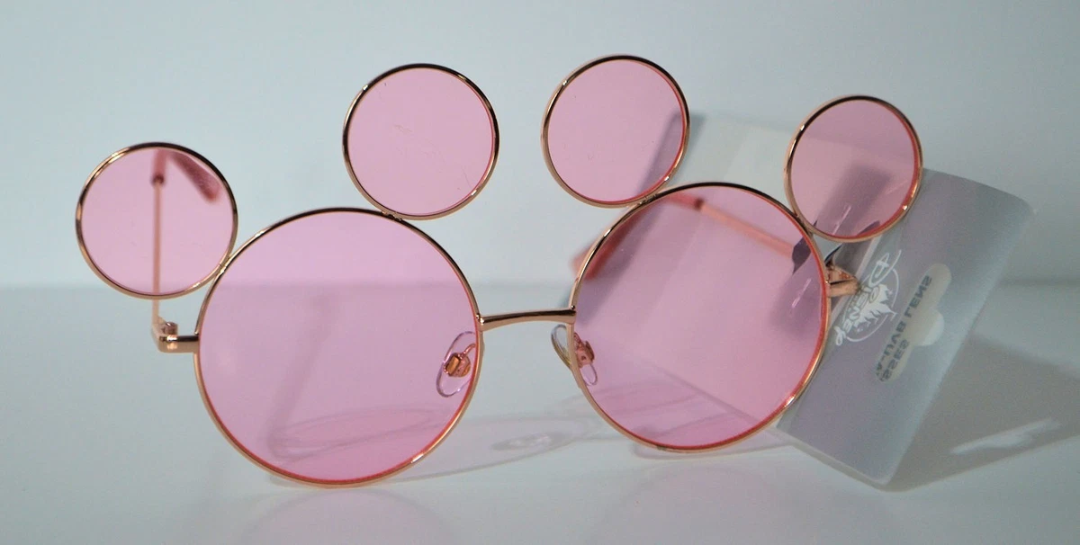 NWT! DISNEY PARKS Mickey Mouse Pink Sunglasses Here main image 3