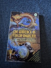 THE WARLOCK OF FIRETOP MOUNTAIN 1st Edition 4th Print - Fighting Fantasy #1 PB
