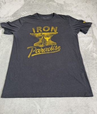 Under Armour Project Iron Paradise T Shirt Men s Size Medium Black