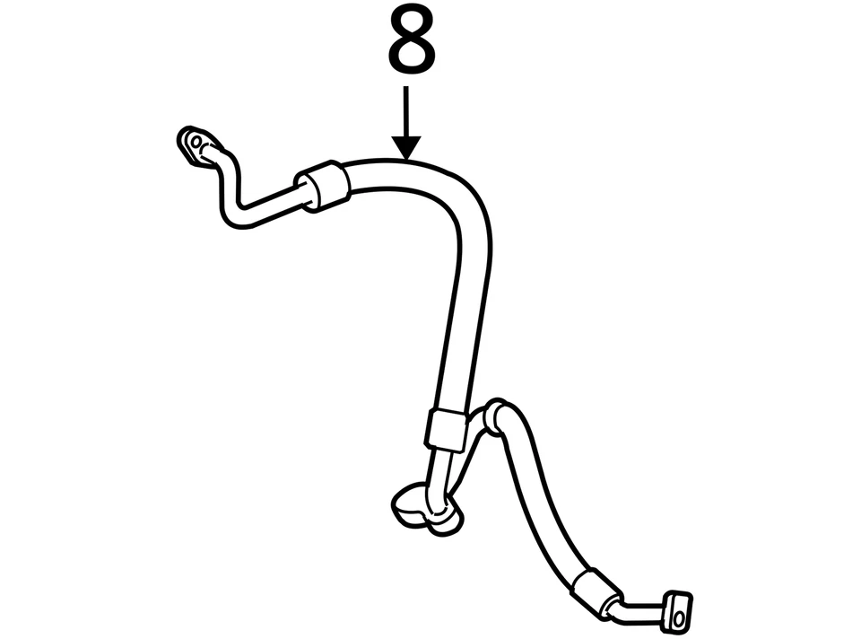 GM MANGUERA ASMA/C CMPR (SLP) 19432438 NUEVO OEM 19432438 19432438 Foto 4 de 4