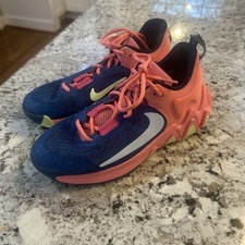 Nike Giannis Immortality 2 Blue Laser Crimson Basketball FQ8168-630 Youth Sizes