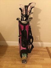Top Flite Ladies XL Ti Full Set D, 3W, 5W, 4H, 5H, 6-PW, Putter  Stand Bag VGC