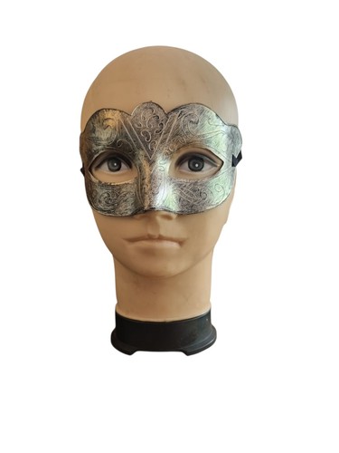 masquerade ball masks Joblot 16 Pieces 4 colours black bronze Silver gold ribbon - Picture 2 of 15