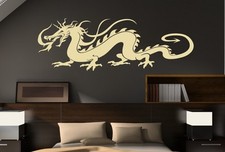 Traditional Chinese Dragon Wall Stickers Large Vinyl Decal 180cm wide FREE P&P