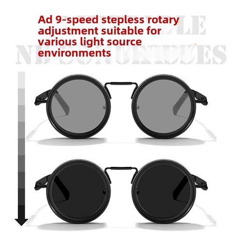 Outdoor Drving Travel Fishing Adjustment ND Filter Sun Glasses Men Sunglasses - Picture 5 of 14