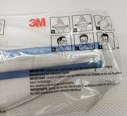 (10er Pack) 3M Aura 9205+ N95 NIOSH Partikel Atemschutzmaske & OP-Gesichtsmasken - Bild 5 von 12