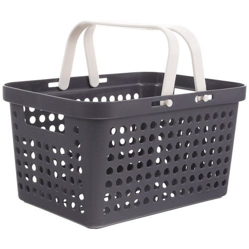 Thickened Storage Basket Shelf Baskets with Handles Multifunctional Stackable