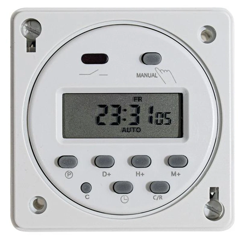TIMER DIGITALE PROGRAMMABILE 12V - Immagine 2 di 4
