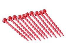 10 x ZELTHERINGE-WURMI TREKKING  11 cm - aut.  Vertrieb Holly Produkte STABIELO