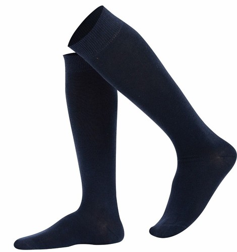 Mysocks Unisex Knee High Socks Plain, Combed Cotton, Seamless Toe - Picture 47 of 72
