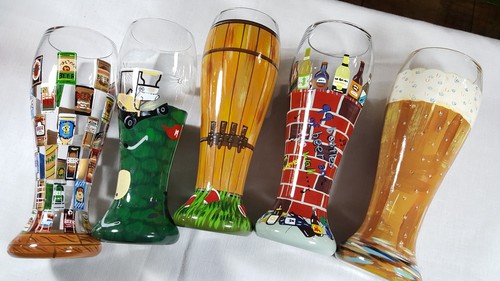 Lolita Love Pilsner Glass Beer Hand Painted Beer Wall 19th Hole Beer Keg 99 Beer - Picture 3 of 17