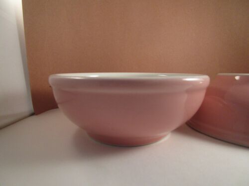 Vintage Shenango China Restaurant Ware Rosa Set di 4 ciotole per cereali A - Foto 6 di 8