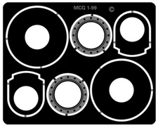 The Model Car Garage MCG-2140 Dragline Brake Rotors for 1/25 scale kits