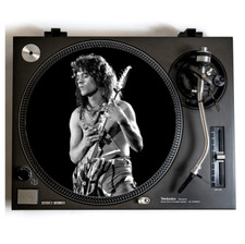 EDDIE VAN HALEN Turntable Slipmat for Vinyl Records 12" DJ Slip Mat rock vinyls