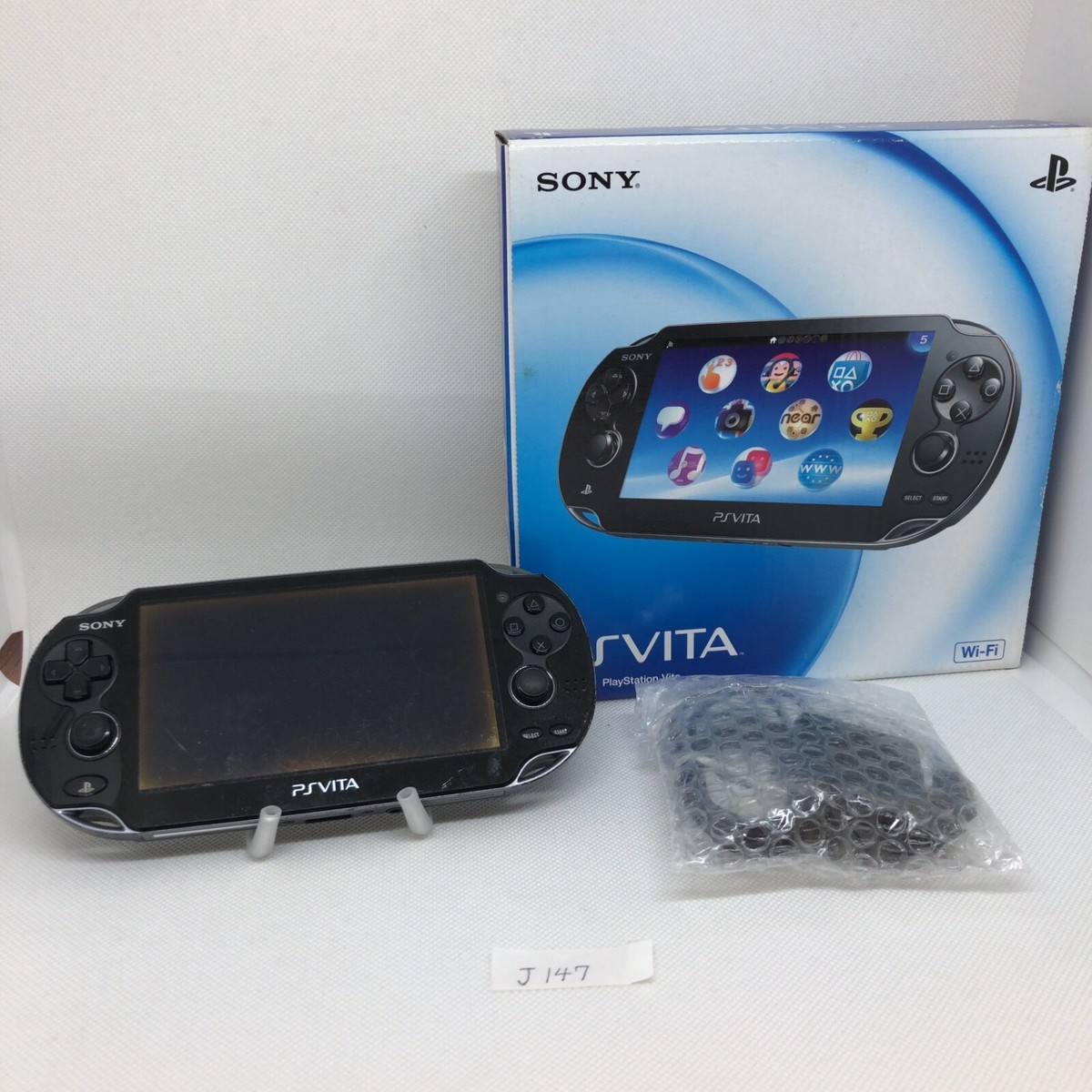 PS Vita PCH-1000 Sony Playstation Crystal Black Complete Box Set