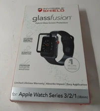 Zagg InvisibleShield Glass Fusion 38mm Apple Watch Series 1 2 3 Screen Protector
