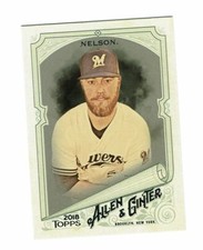 2018 Topps Allen & Ginter Silver Foil Jimmy Nelson #122 Milwaukee Brewers