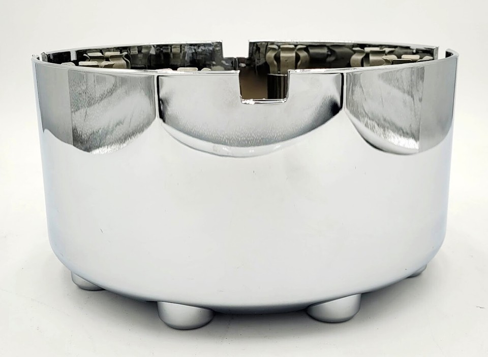 Used Ford F350 Front Chrome Center Cap – 10-Inch, 8-Lug, Fits 2005-2016 Dual Rear Wheel