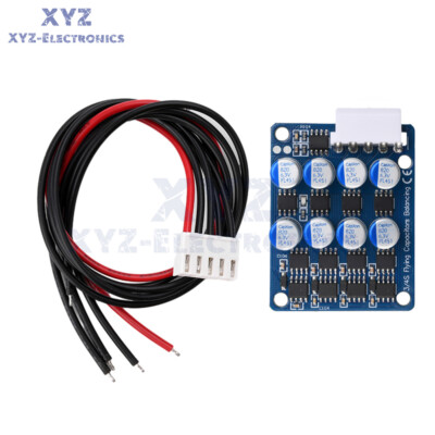 4S 6S 8S 3A Balance Li-ion LiFePO4 Battery BMS Active Equalizer Board Capacitor