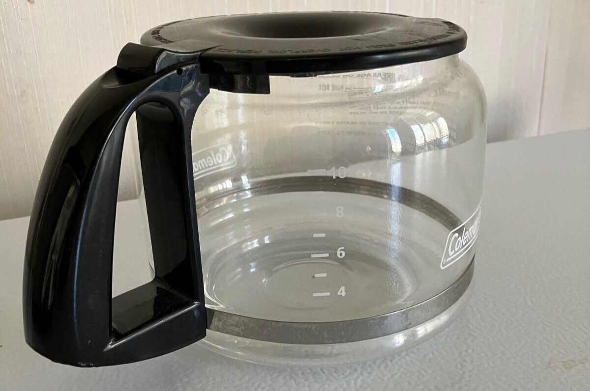 Coleman Outdoor Camping Drip Coffeemaker Replacement Glass Carafe Decanter Pot eBay