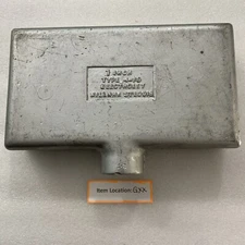 1-Inch ELECTROLET KILLARKS FS4 Aluminum Gang Box Outer Diamer 4-1/2" W x 8-1/4"L