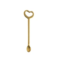 Tiny Spoon with Heart Pendant 48x12mm (2)