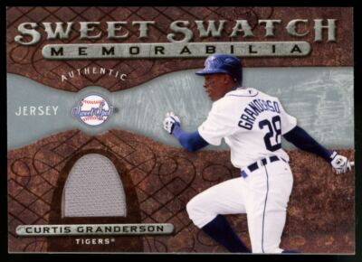 2009 Upper Deck Sweet Spot Swatch Curtis Granderson Detroit Tigers #SS-CG