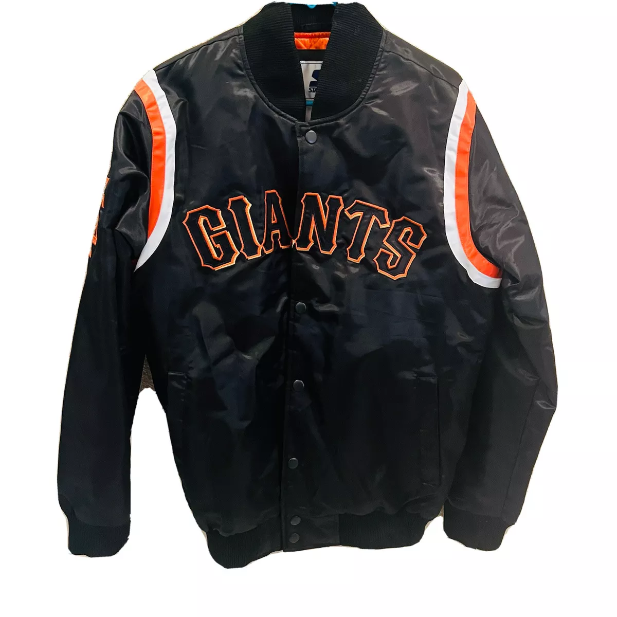 RARE VINTAGE San Francisco Giants Satin Varsity Jacket Starter Size Medium