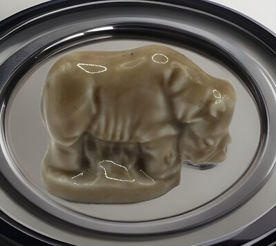 Wade Whimsies Red Rose Tea Noah's Ark Series Female Rhino Figurine England