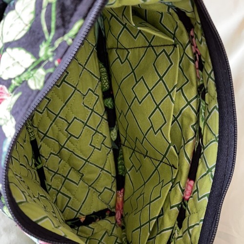 Vera Bradley Quilted Black Floral Purse - Picture 11 of 12