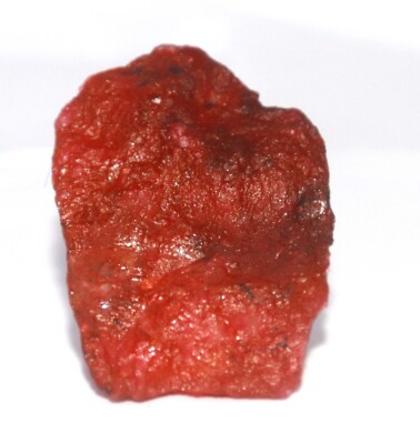 DYED 650.10Ct Certified Mined - Blowing Africa Real Red Ruby Raw Gemstone Rough 