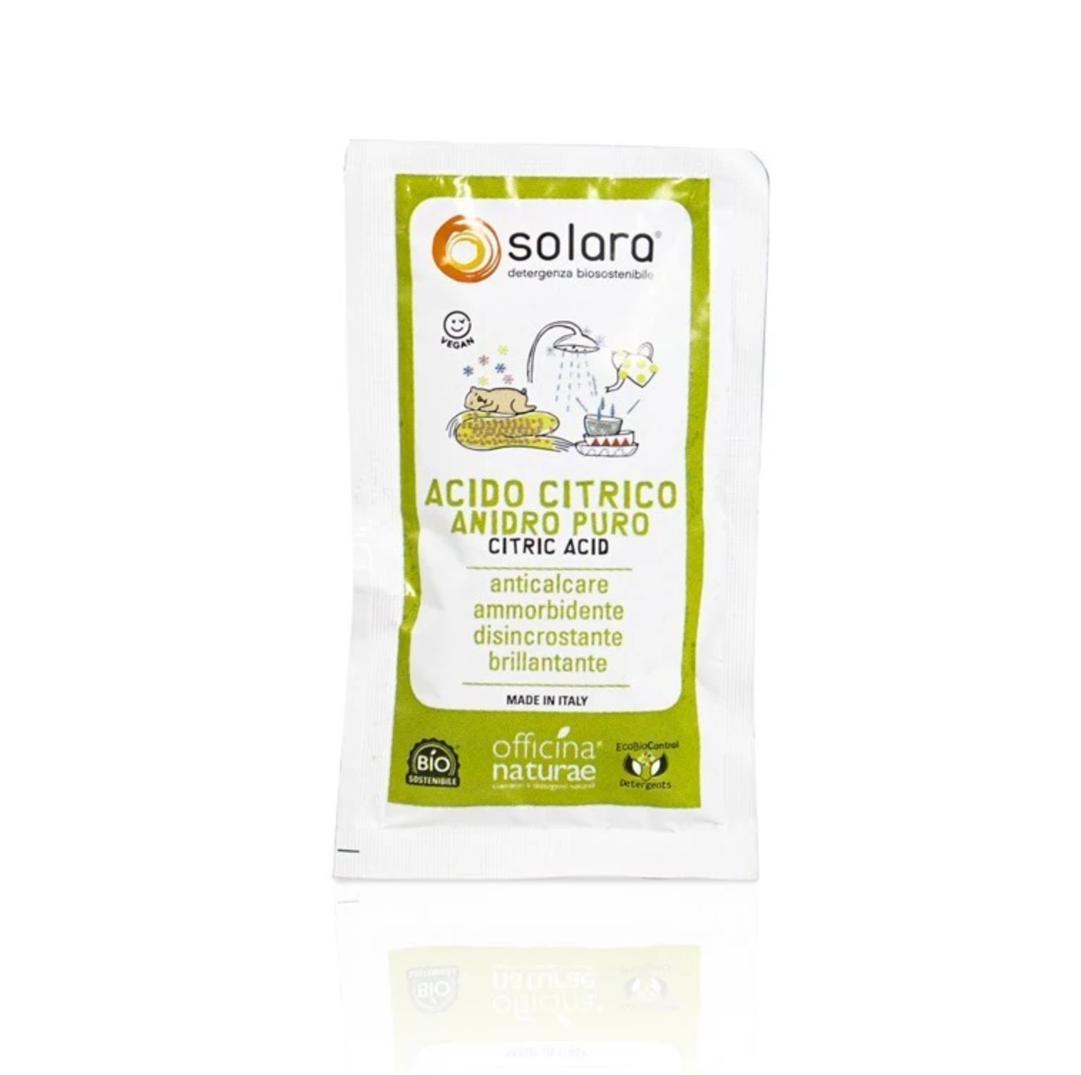 Officina Naturae Solara Acido Citrico Anidro Puro ecologico Vegano 50 gr
