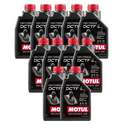 Motul High-Torque DCTF 100% Synthetic Transmission Fluid 110440 1L 11 Pack