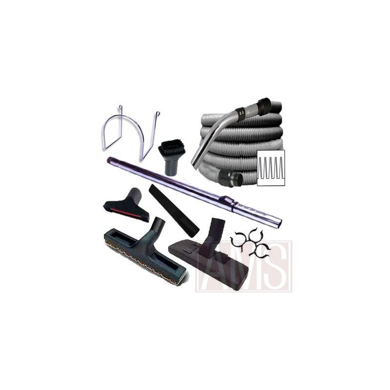 Set de nettoyage complet commande directe avec brosses télescopiques