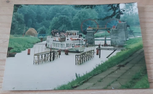 COLOR PHOTO BUCHWALDE / BUCZYNIEC Oberland Canal Poland Masuria MS PINGWIN?