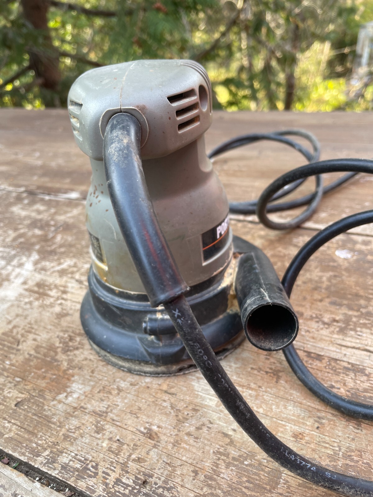 PORTER CABLE 333 QUICKSAND 5" RANDOM ORBIT SANDER **ASIS, PARTS OR