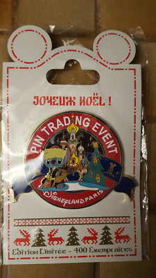 Pin Disneyland Paris Jumbo Stitch PTE Prin Trading Event Weihnachten