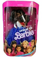 Unicef Barbie Doll Special Edition 4770 never Removed from Box 1989