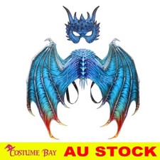 3D Owl Dragon Wing Tail Mask Set Halloween Costume Carnival Party Book Week AU