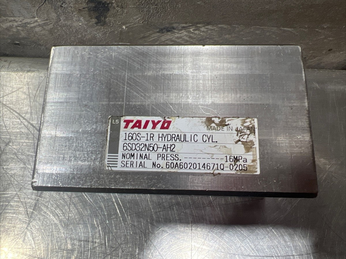 Taiyo 160S-1R 6SD32N50-AH2 Hydraulic Cylinder Nos Surplus | eBay