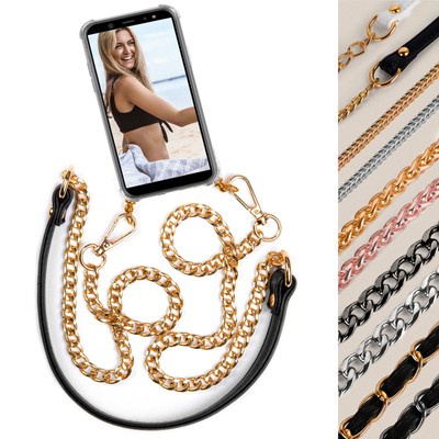 Handykette für Apple iPhone 11 Pro Hülle mit Metall Band NEU Tasche zum  Umhängen