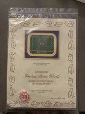 1988 Marion Dove Worth Needlepoint University Of Michigan Football Wolverines
